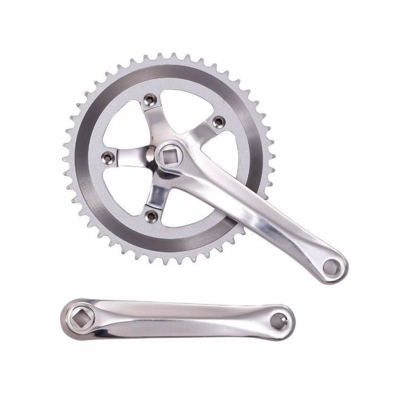 専門の注文CNCの機械化はアルミニウムFixieの自転車のクランク セットの部品を分けます